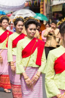 Songkran day parade 2016