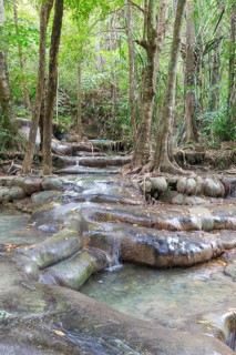 Cascades in Erawan National Park