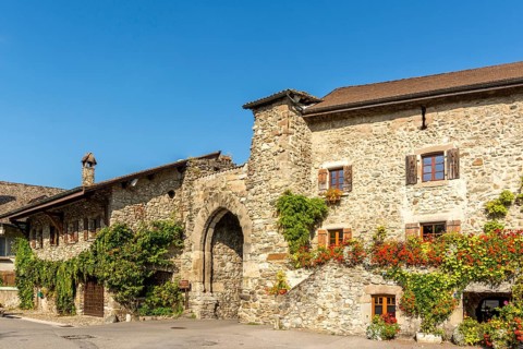 Medieval wall, Yvoire