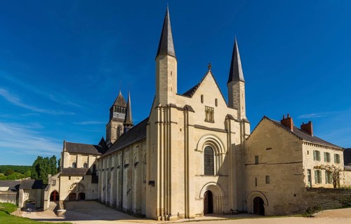 Chevet of the abbey church of Fontevraud Abbey