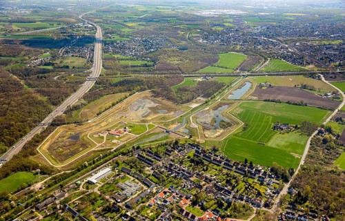 Rainwater retention basin