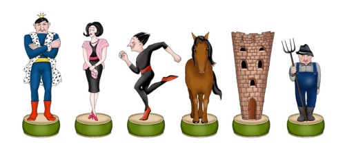 Chess pieces