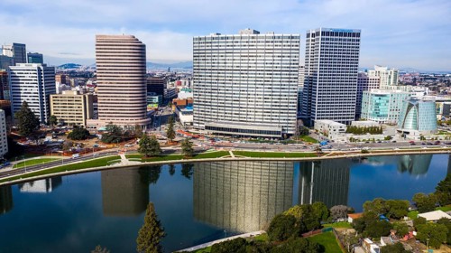 Kaiser Center and Lake Merritt