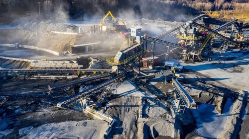 Gravel plant