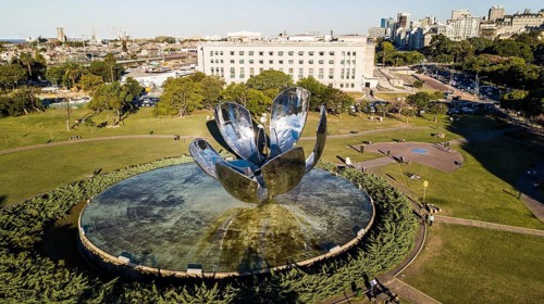 Floralis Generica Metal Flower