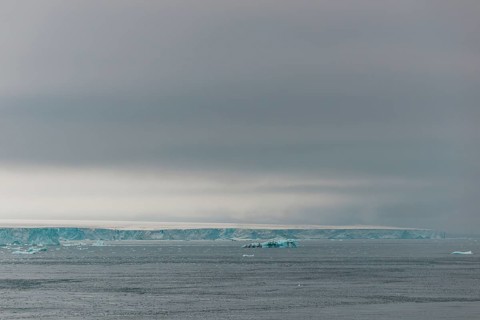 Coastline at the Austfonna glacier