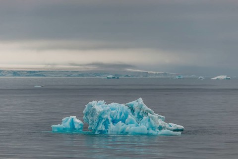 Small iceberg off the Austfonna glacier