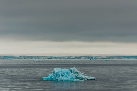 Small iceberg off the Austfonna glacier