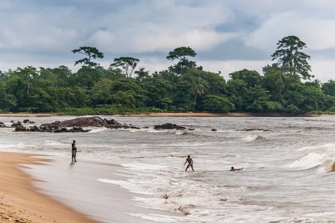 Beach scene