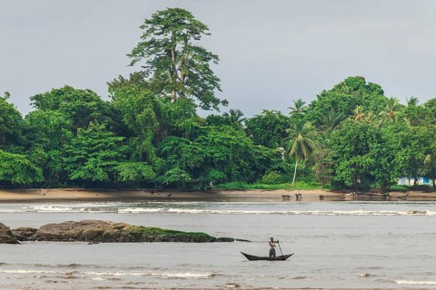 Beach scene