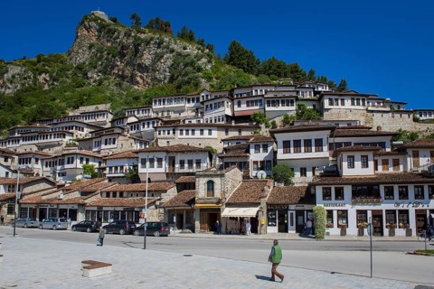 Historical houses in Mangalem