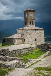 Bell tower in the castle complex