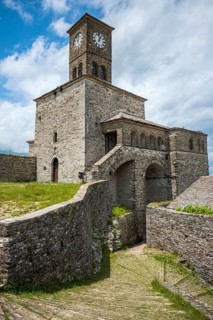 Bell tower in the castle complex