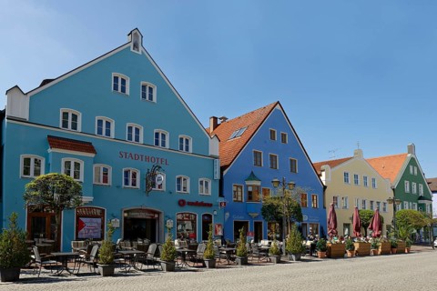 colorful houses