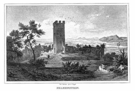 Ruin Falkenstein in the Inn valley