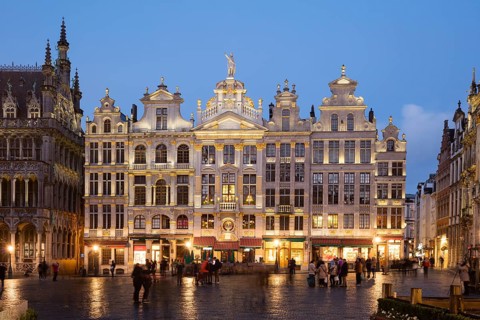Guild houses on Grand Place