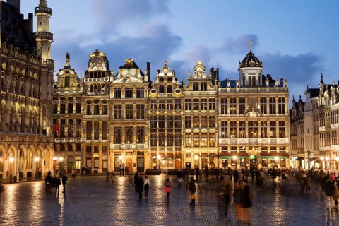 Guild houses on Grand Place
