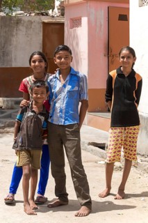 Children on street