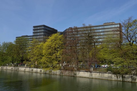 European Patent Office at the Isar canal