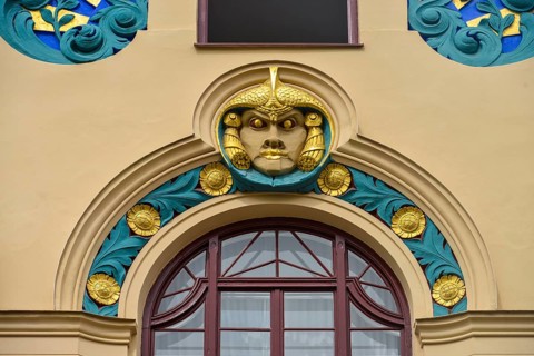Art Nouveau facade