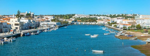 Gilao river in Tavira