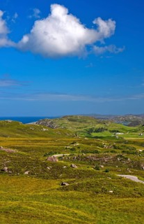 Coastline in Highlands at Lochinver