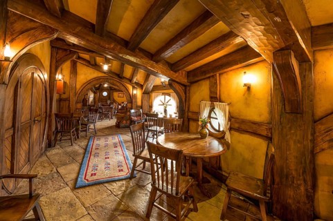 Interior view of the bar The Green Dragon Inn