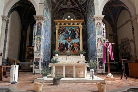Altar in Augustinian monastery