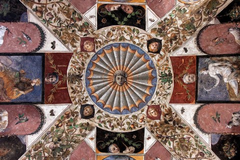 Ceiling fresco in Palazzo Chigi-Saracini