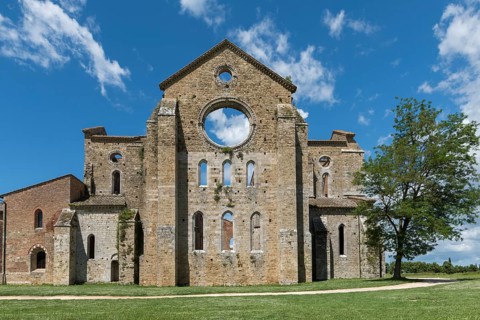 Ruins of former Cistercian Abbey of San Galgano