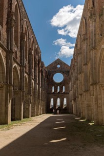 Ruins of former Cistercian Abbey of San Galgano
