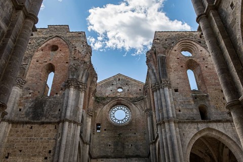 Ruins of former Cistercian Abbey of San Galgano