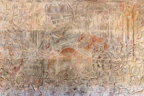 Stone relief