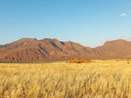 Desert landscape in the Marienfluss valley