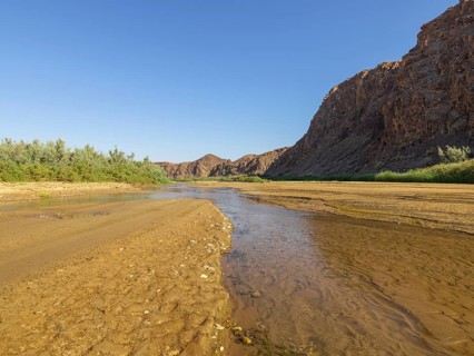 Water in Puros Canyon
