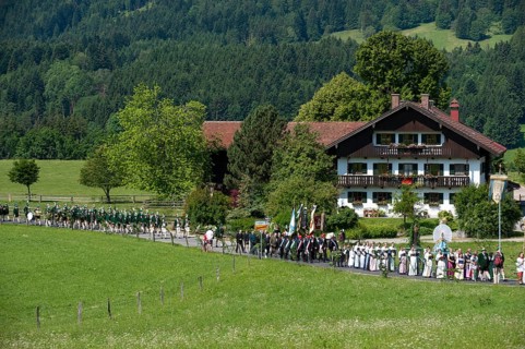 Corpus Christi procession in Wackersberg