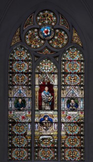 Stained glass window from 1887