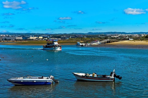 Boats at Gilao River