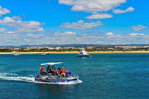 Boat trip on the Gilao river