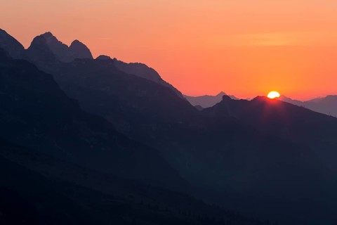 Sunset at Zugspitze