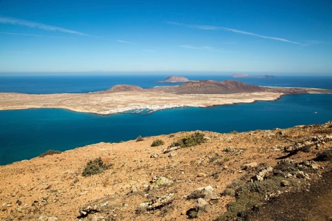 Graciosa Island and El Rio channel