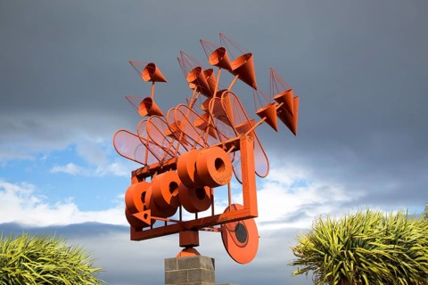 Wind chime or weather vane