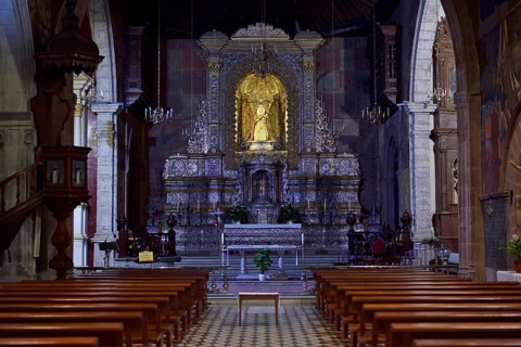 Chancel with the main altar