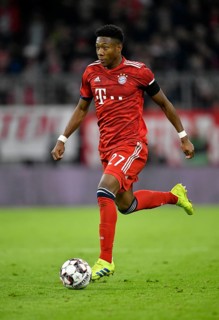 David Alaba FC Bayern Munich on the ball