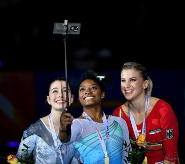 Selfie during award ceremony