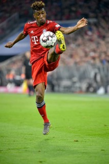 Kingsley Coman on the ball