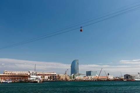 Cable car over the harbour