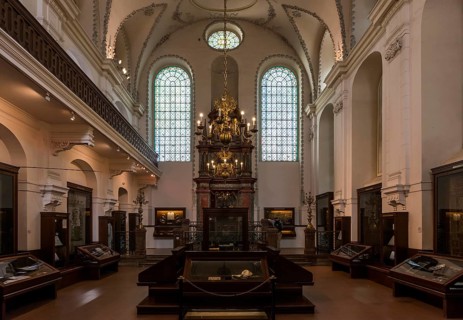 Interior of the former Klausen Synagogue of the Prague Ghetto