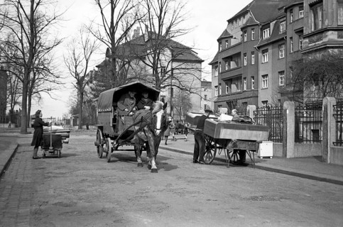 Housing evacuation for the Soviet occupying power