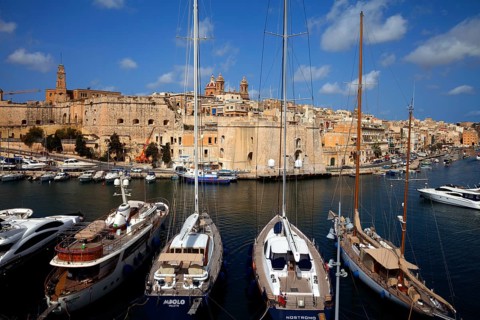 View of the Grand Harbour Marina